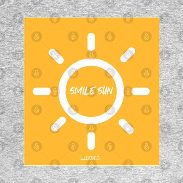 T-shirt smile sun by luzera